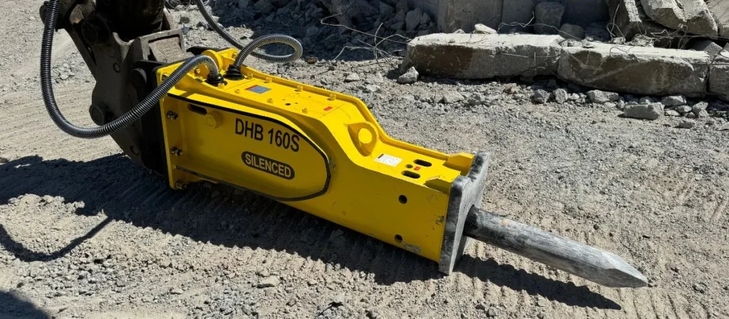 Rodzaje grotów do młotów hydraulicznych