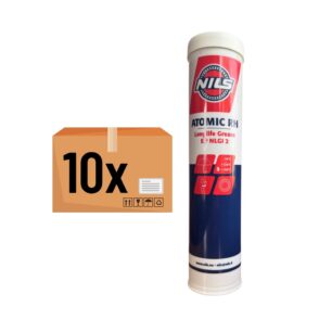 Zestaw smarów do centralnego smarowania 10x NILS Atomic RH 400g